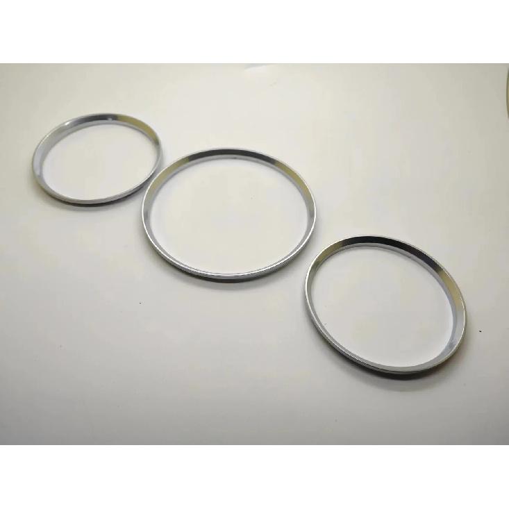 Chrome Silver / Matt Silver Styling Dashboard Gauge Ring Set For Mercedes Benz W163/ ML Matt Silver