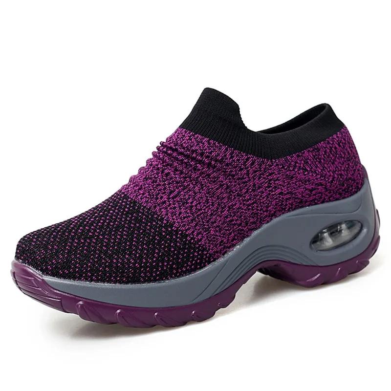 Women's Thick Soled Shoes Grid Fashion Design Trendy Luxury Designer Casual Shoes Walking Shoes Shopping Shoes Hiking Shoes