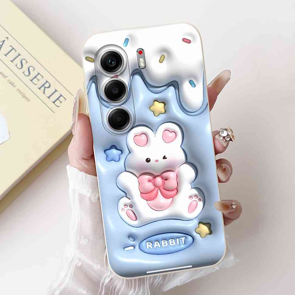 For Tecno Camon 40 Pro 5G 6.78" Case Cartoon Panda Astronaut Soft Silicone Matte Cover For Tecno Camon 40PRO 5G Phone Shell