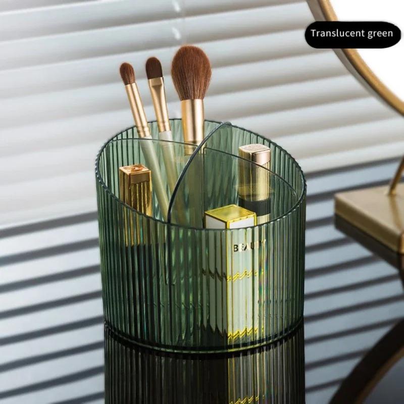 Transparent Storage Box Multi Grid Cosmetics Organizing Box Desktop Lipstick Makeup Brush Home Desktop Storage Organizer
