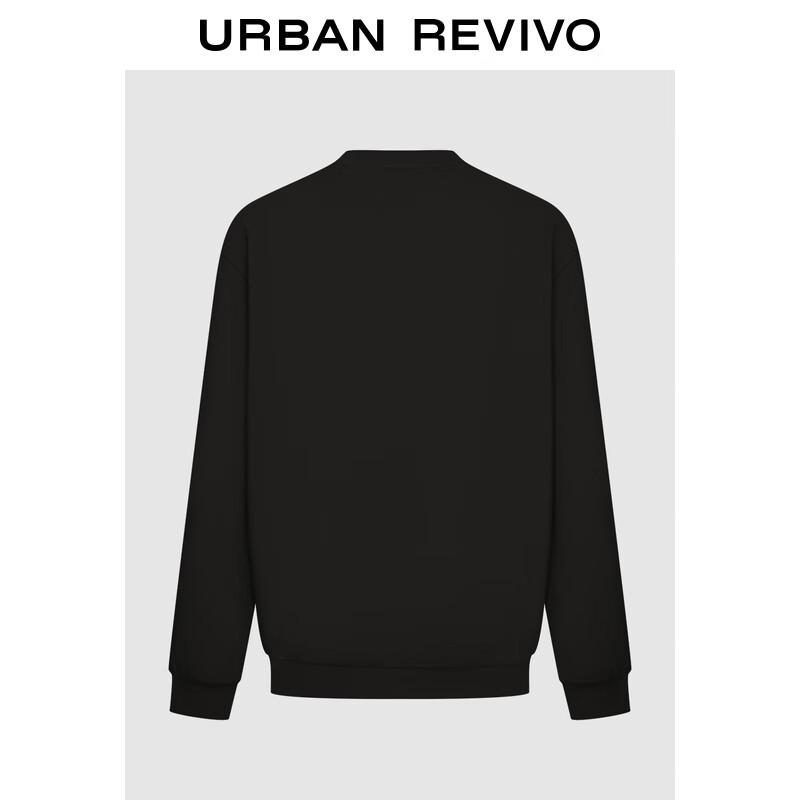 Men's Casual Embroidered Crewneck Sweatshirt