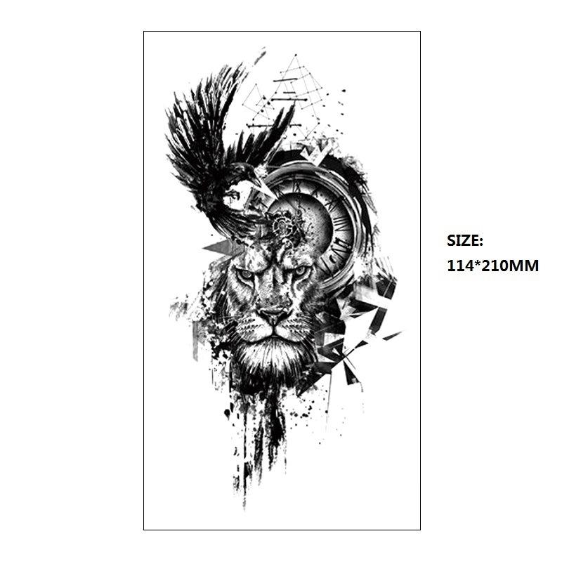 Black Astronaut Beautiful Woman Classical Figure Small Full Arm Xqb Water Transfer, Simulation Disposable Tattoo Sticker