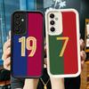 Phone Case for Samsung Galaxy A17 A16 A15 A14 A13 FootBall Number 7 10 19 A56 A36 A26 A55 A35 A25 A54 A34 A24 A53 A33 A23 A07 A0