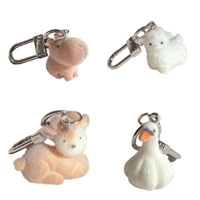 Lovely Adorable Alpacas Keychain Portable Resin Designs Decoration for Animal Lovers and Accessory Enthusiasts