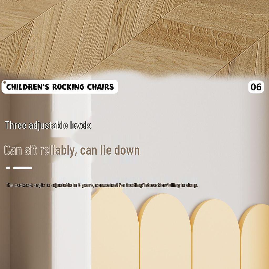 Bobodou Baby Electric Rocking Chair - Newborn Soothing Sleeper & Cradle Rocker