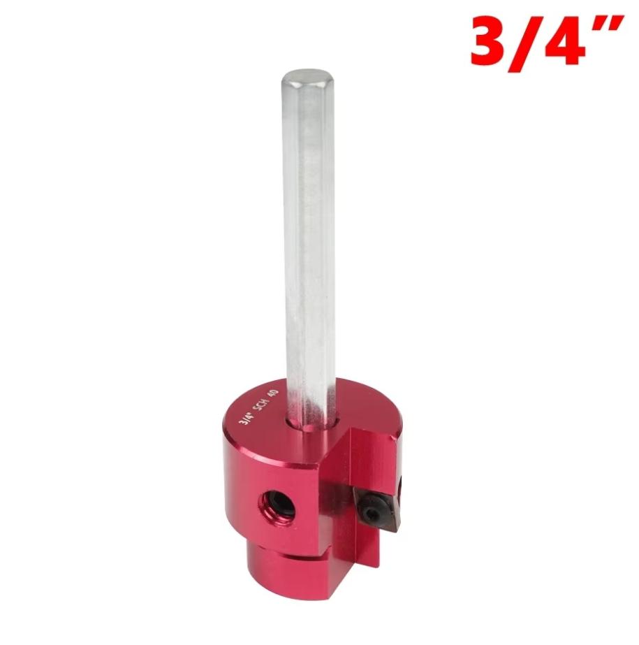 

PPR200 ПВХ труба зенковка фитингов 1-1/2 и 2 дюйма головка с 3/8-дюймовым шестигранным валом для трубы ПВХ Schedule 40 CPVC и ABS дренажная труба