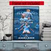 Haaland Personalized Name Round Diamond Painting Kit Diamond Embroidery Painting Rhinestones Mosaic Frameless Handwork Decoration Arts