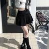 High-Waisted Bowknot Woolen Pleated Mini Skirt for Petite Women - Winter Anti-Exposure Design