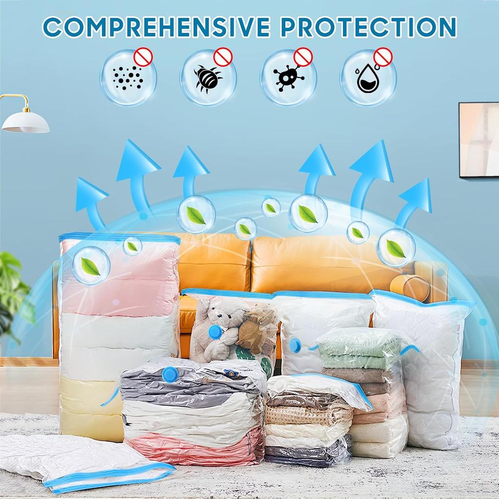 Fast Compression Electric Air Pump Storage Bags Space Saver for Clothes Quilt Travel Organizer Pouches Vacuum Bag Pump Sealers