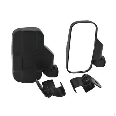 Espelhos laterais UTV, substituição de espelhos UTV, preto profissional fácil instalação resistente estável alto