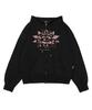 Escapefrom The Perfect Escape Club Print Two-Way Zip-Up Hoodie Black