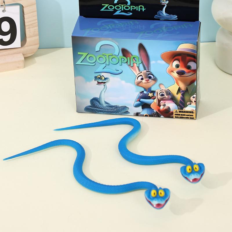 Disney's Zootopia 2 Gary De'Snake Toys, Flexible Printed Animal, Fidget ADHD Snake Toys, Perfect Desk Pet for Animal Collectors,
