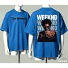 The Weeknd per Regalo Fan T-shirt Uomo Donna Harajuku Oversize Unisex Manica Corta Streetwear alta qualità Coppie Classico morbido Retro Moda