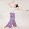 OEING Women's Mesh Splicing Dance Top