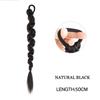 Synthetic Cool Girl Attachment For Braids Elastic Band Kanekalon Hair Extension Ponytail For Women Boxing Braid Hair Ponytail
