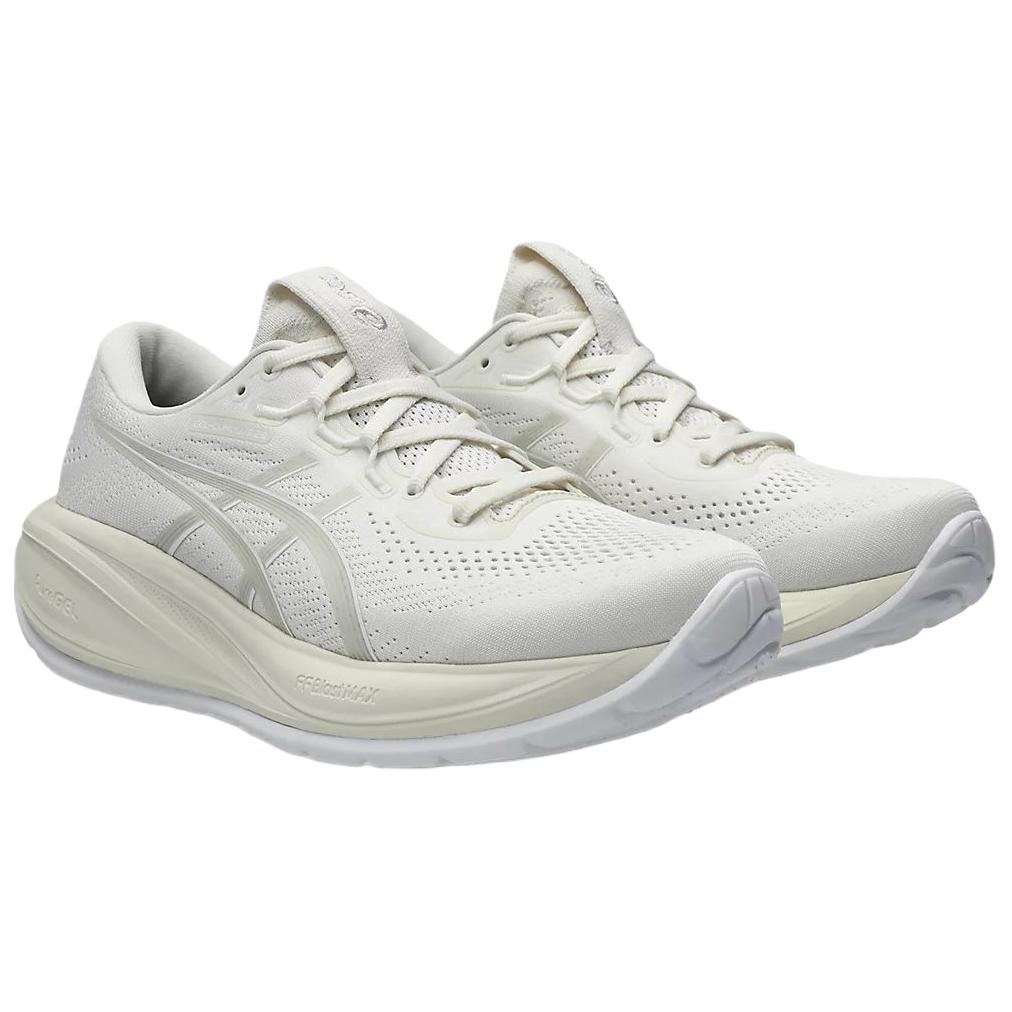 Asics GEL CUMULUS 28 Abrasion Resistant Breathable Running Shoes Women's Ecru 1012B916-100