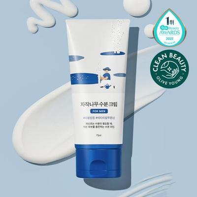 Round Lab for Men Birch Moisture Cream 75ml, Korean Men's Popular Cosmetics