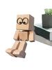 Shaking Wooden Man Figurine Man Tabletop Decor Creative Statue for Car Dashboard Study Shelf Display Desk Bedroom Living Room