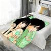 Anime K-Kimi ni Todoke Throw Lightweight 240g Flannel Blanket Soft Skin-friendly for Summer Cooling