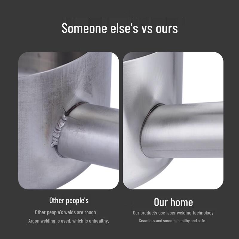 Jiwanggu Edelstahl Schöpfkelle mit flachem Boden