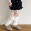 Girls Socks Spring Fall Korean Flipped Calf Sleeve Children Warm Autumn Winter Piled Socks Twisted Sock Sleeve