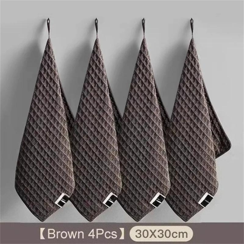 1/4pc Coffee Bar Barista Cleaning Towel Super Absorbent Microfiber Cleaning Cloth Towels for Kitchen Home Coffee Machine Cleaner