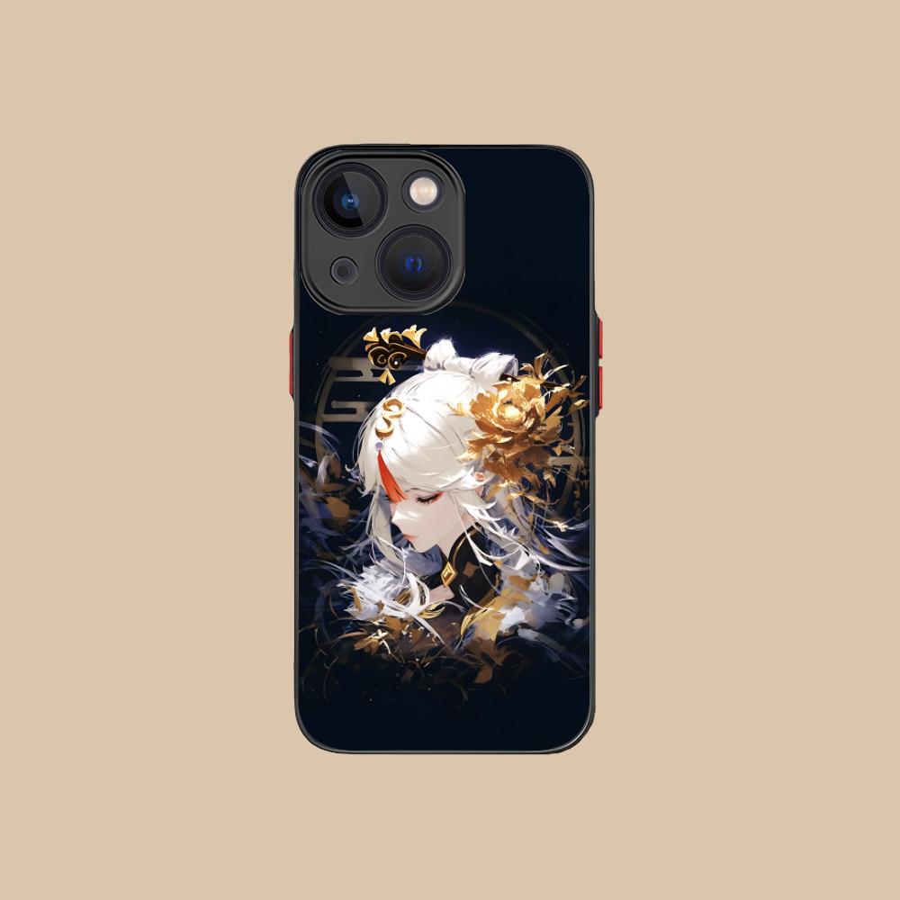 Spiel GI Ningguang Silikon Handyhülle für iPhone 17 16 15 14 13 12 11 X XR XS 8 7 Air Pro Max Plus Mini Bunte Hülle