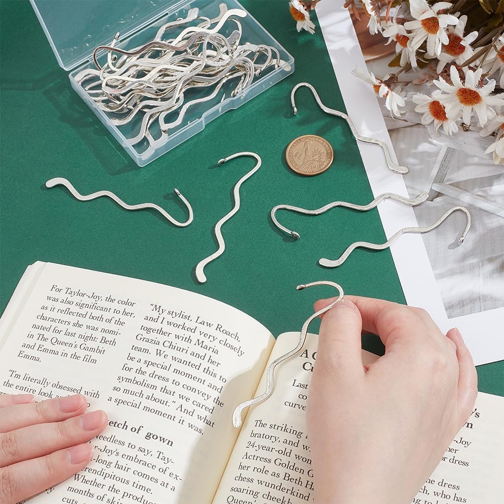 10Pcs Marque-pages Vague DIY Décoration Rétro Porte-Marque de Livre Fourniture de Papeterie École Bureau Accessoire de Lecture