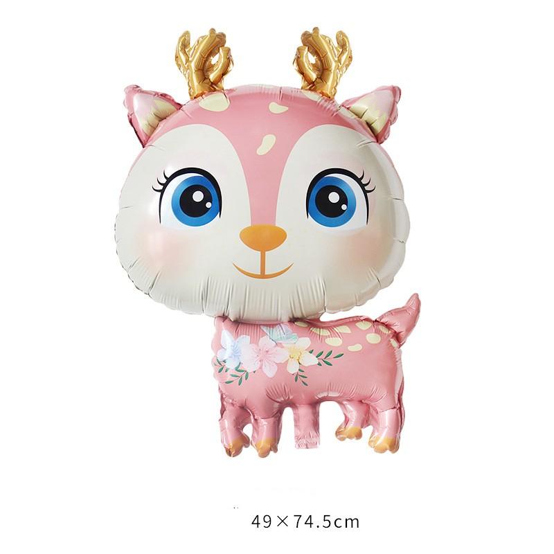 1pc Cartoon Ballons Cute Animal Shark Mermaid Plane Foil Balloons Forest Birthday Party Decoration Baby Shower Kids Toy