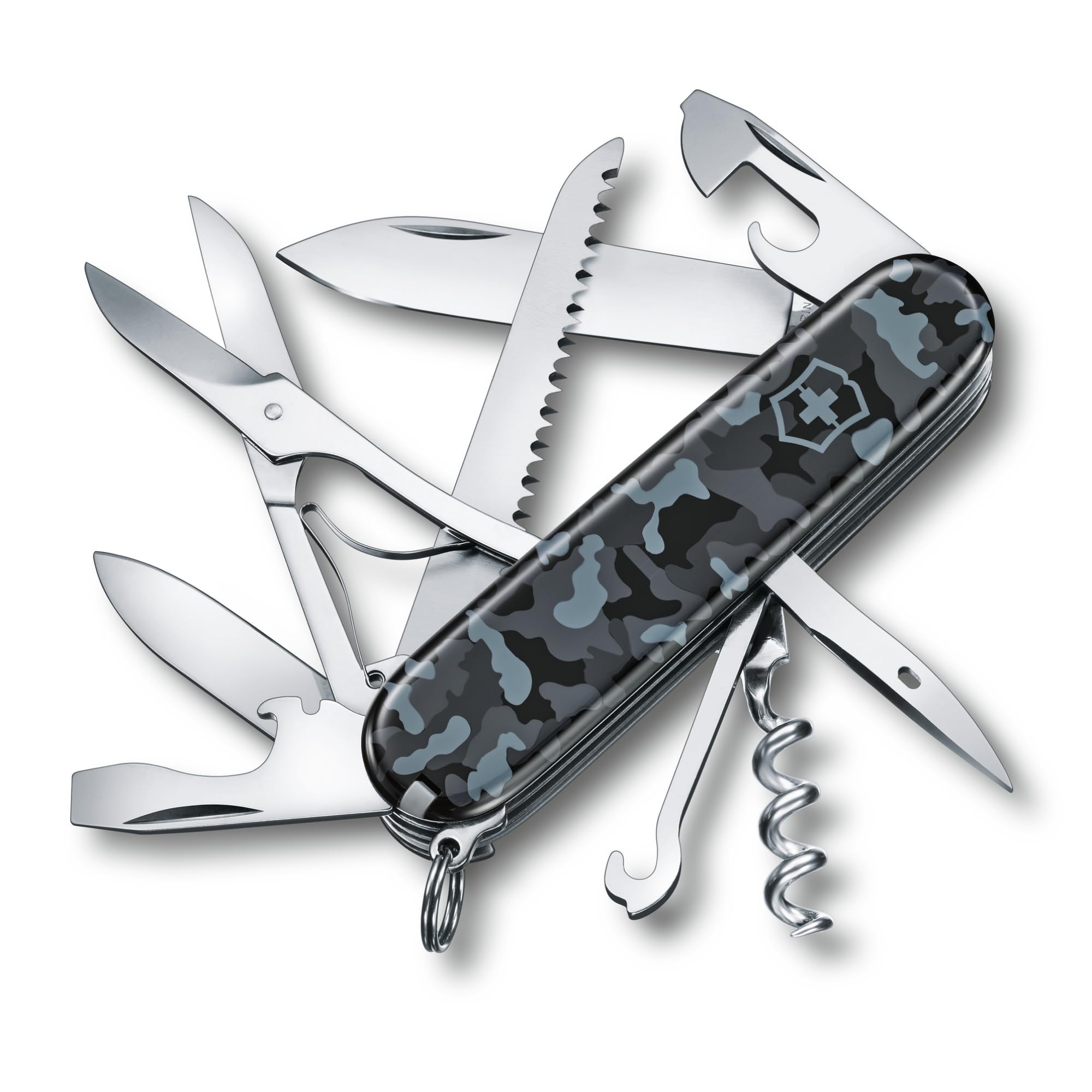 

Нож Victorinox Disaster Prevention Huntman Navy Camouflage [с гарантией] 1.3713.942 тёмно-синий