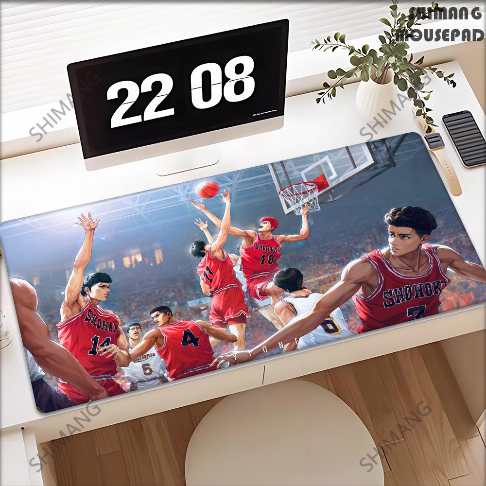 slam dunk mousepad Gamer Nonslip Large mouse pad Gaming Laptop Desk mat Pc Accessories Mausepad Mats Keyboard Cabinet Mause Mat