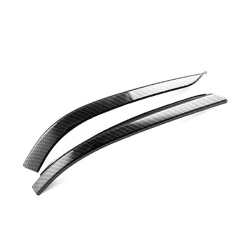 A28G-Car Carbon Fiber Side Rearview Mirror Trim Frame Cover Side Mirror Trim For Honda 10Th Gen Civic 2016- Carbon fiber pattern