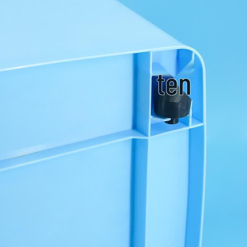 HAISIDICK gnjz-7368 Clear Plastic Storage Bins Set