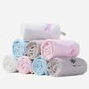 Handtuch reine Baumwolle kleines quadratisches Handtuch besticktes kleines quadratisches Handtuch Kindergesichtstuch gezwirntes reines Baumwolltuch Geschenk