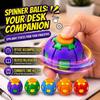 Mingiuță Fidget Press & Spin Imprimată 3D | Jucărie Cub Infinit pentru Ameliorarea Stresului | Giroscop de Buzunar pentru Reducerea Anxietății ADHD
