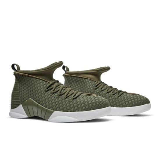 

Air Jordan PSNY x Air Jordan 15 Retro Medium Olive AO2568-200 EU 40.5 оливковий
