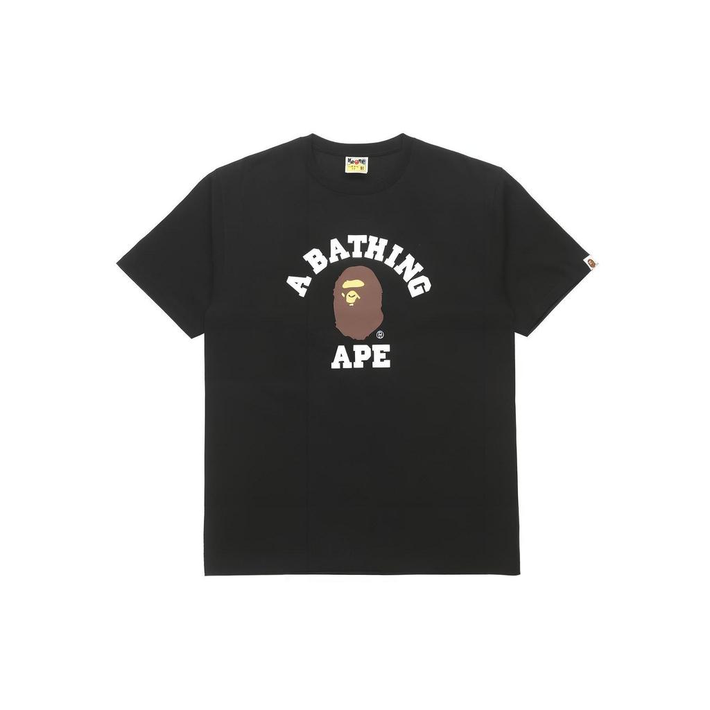 A BATHING APE Head T Shirt Unisex Black 1F30-110-001