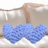 Throw Pillow Breathable Handcrafted Heart-shaped Fashion Home Sofa Woven Pillow Household Supplies