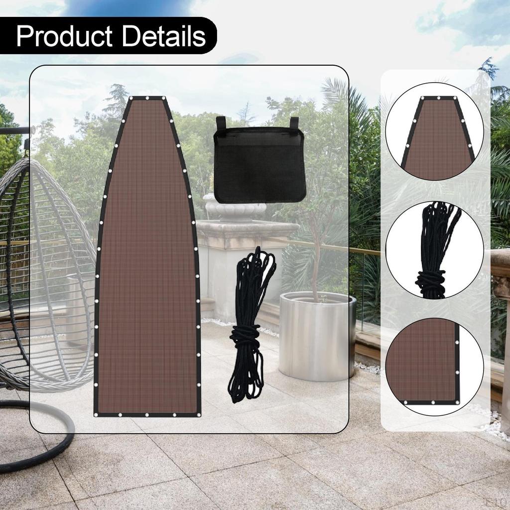 Hanging Lounge Chair Replacement Repair Cloth Backyard Easy Installation Patio Indoor with 39ft Cord