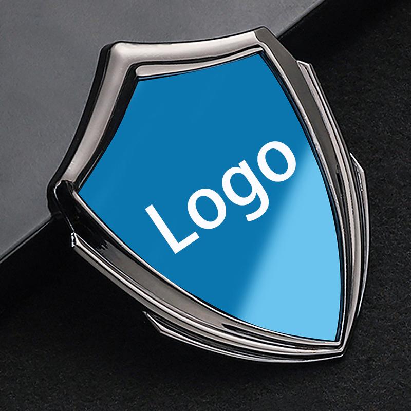Car Decoration Stickers Stainless Steel Stickers Car logo replacement sticker trunk decoration sticker Customized LOGO mhsv0