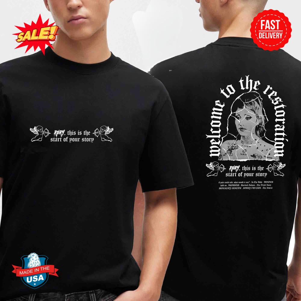 

Rory Roxanne Emery Welcome To The Restoration Two Sided T Shirt 2XL