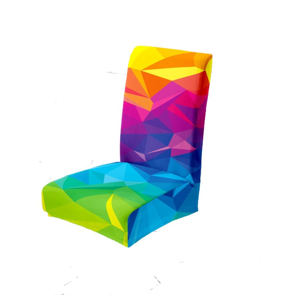 

Мягкий эластичный чехол для стула Мраморный чехол-подушка для стула Защитный чехол Чехол на сиденье Домашнее украшение Style 2