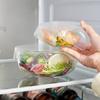 Clear Silicone Reusable Seal Lid Heat Resistant Stretch Wrap For Food Preservation