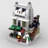MOC Compatible Building Blocks Mini City Street Scene Paris Restaurant Educational Assembly Building Model Toys