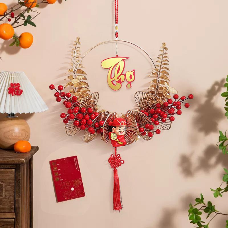 Vietnamese Caracters Lunar New Year Decoration Spring Festival Horse Year Hanging Ornament  Spring Festival Supplies