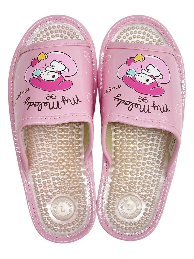 Sanrio Sanrio Characters Health Sandals for Women Size SA-4191L (My Melody/Pink, 24.0 Cm)