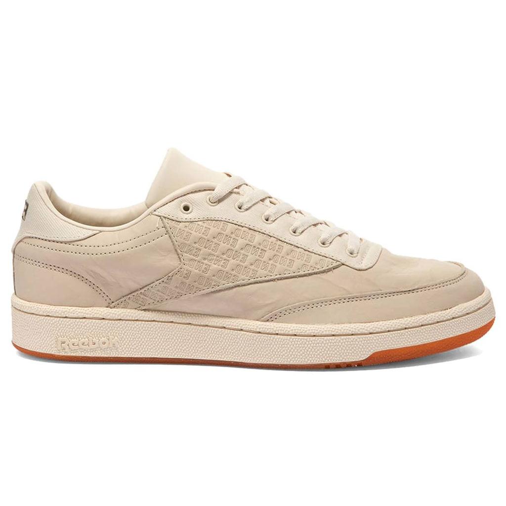 END. X Reebok Club C 85 Chalk Unisex Sneakers Cream Sandtrap Cliff-Stone G58845