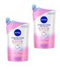 Nivea Cream Care Body Double Moisture Floral Bouquet Set of 2 Wash, Retaining, Scent, Refill, 350ml,