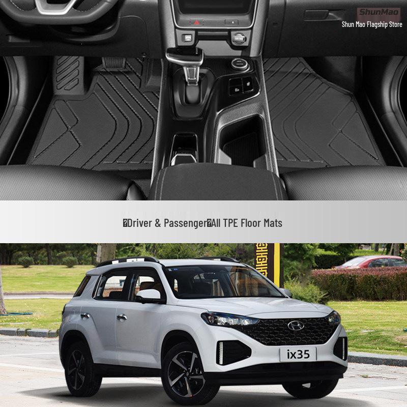 

Beijing Hyundai ix35 2021 Full Coverage TPE Floor Mats for Driver s Seat Hyundai ix35/Model Years 2018-2022