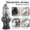 Alien Fantasy Monster Silicone Anal Plug, Unique Textured Liquid Silicone Butt Plug for Men Women Unisex